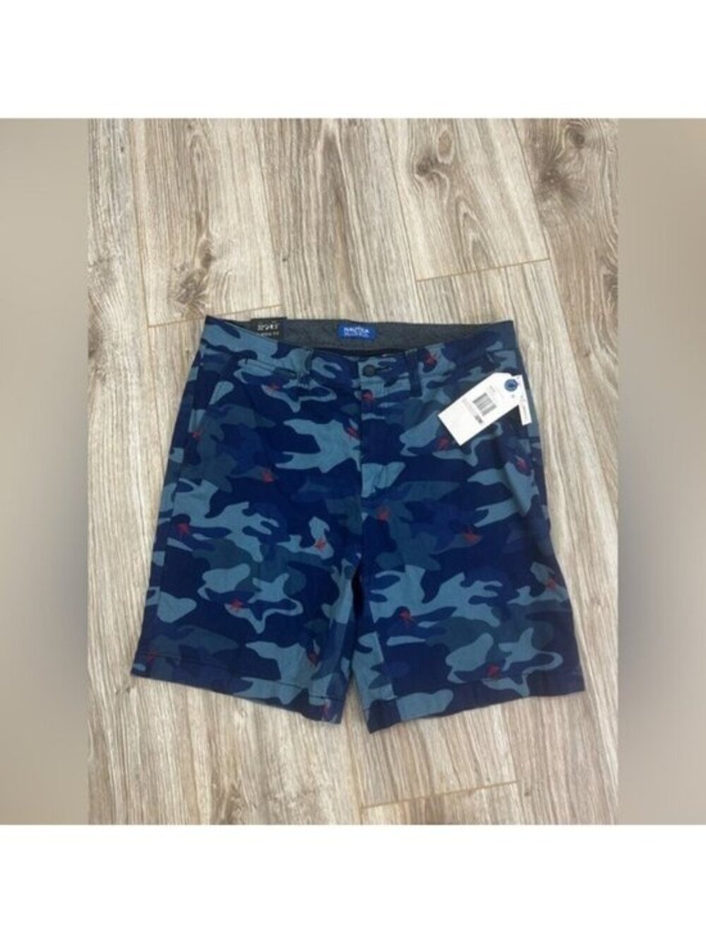 Nautica the deck short classic fit stretch shorts size 32 men